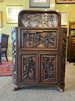 Chinoiserie Bar Cabinet