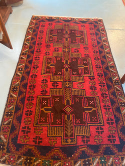 Afghan camel wool rug