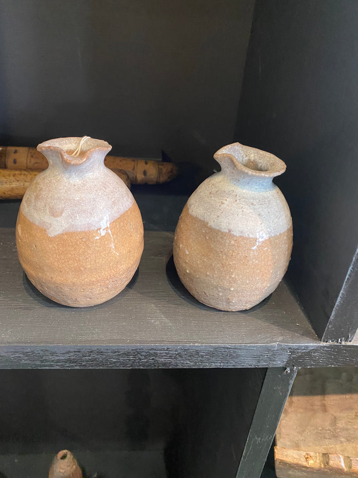 Japanese sake bottles-- a pair