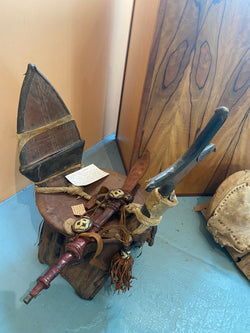 Tuareg camel saddle from the Sahara