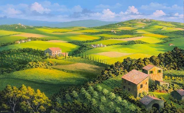 Tuscan Farmlands - Wishard Gallery